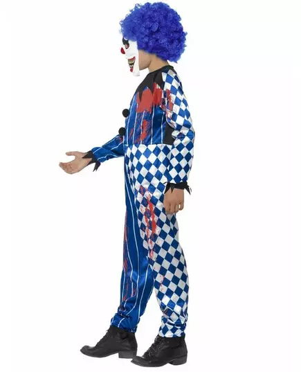 Harlekinclown-maskeraddräkt barn Halloween, Storlek: 13-15 år, image 3