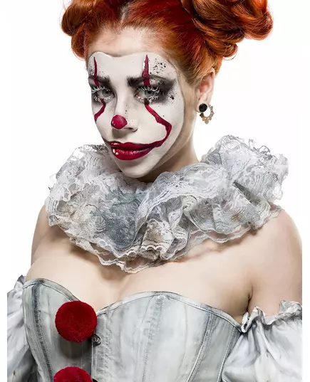 Lyxig sexig maskeraddräkt skrämmande clown dam, Storlek: X-Large (42), image 2