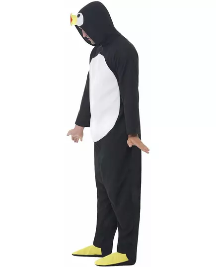 Pingvinmaskeraddräkt med huva vuxen, Storlek: Large, image 3