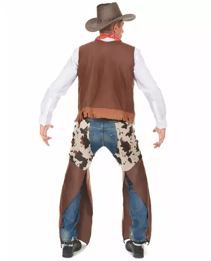 Maskeraddräkt cowboy från Vilda västern herr, Storlek: Small, image 3