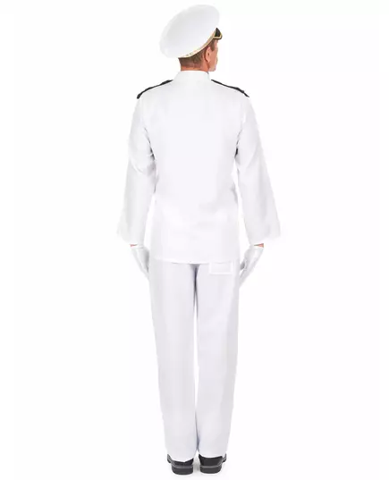 Maskeraddräkt marinens officersuniform herr, Storlek: Medium/Large, image 3