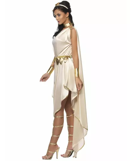 Beige gudinnemaskeraddräkt dam, Storlek: Medium, image 3