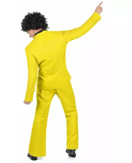 Gul discomaskeraddräkt för vuxen, Storlek: X-Large, image 3