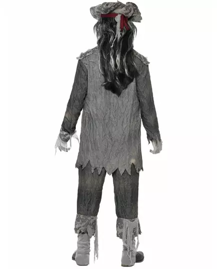 Piratskeletthäxa-maskeraddräkt herr Halloween, Storlek: X-Large, image 3