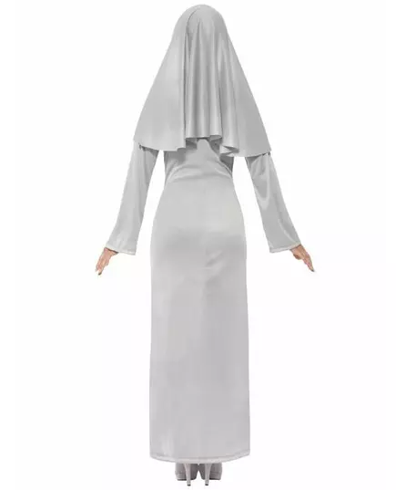 Spökande nunne-maskeraddräkt dam Halloween, Storlek: Large, image 3