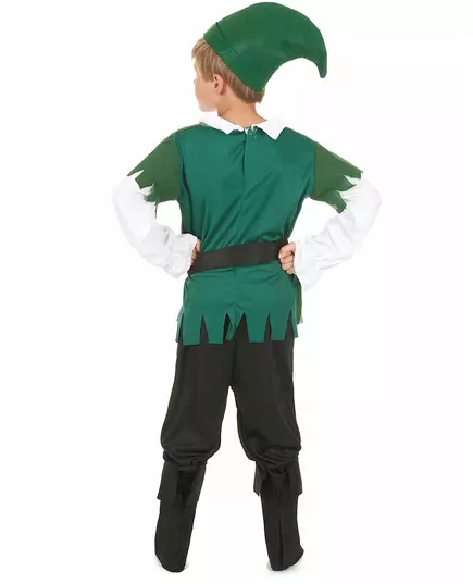 Svart och grön skogspojkemaskeraddräkt, Storlek: 10-12 år (130-140 cm), image 3