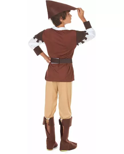 Maskeraddräkt skogspojke i brunt och beige, Storlek: 10-12 år (130-140 cm), image 3