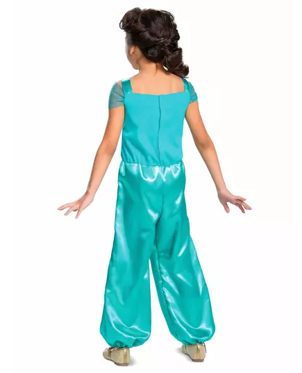 Enkel Jasmine™-maskeraddräkt barn, Storlek: 5-6 år (109 - 126 cm), image 2
