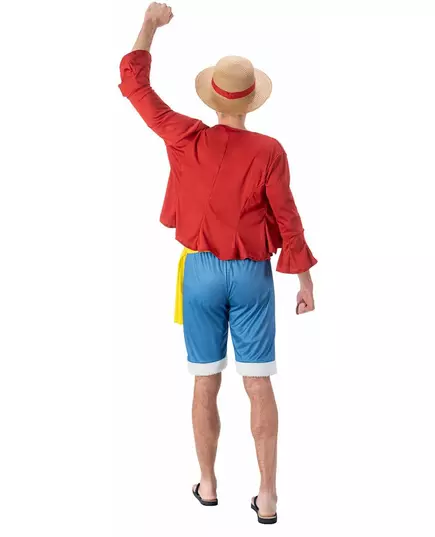 Luffy One Piece™ maskeraddräkt vuxen, Storlek: Small, image 2