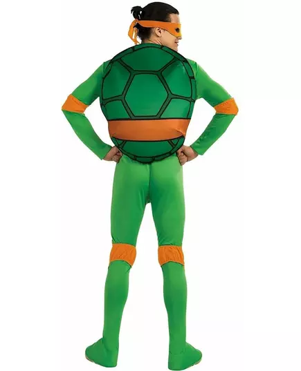 Michelangelo maskeraddräkt Tortues Ninja™ klassisk vuxen, Storlek: X-Large, image 2
