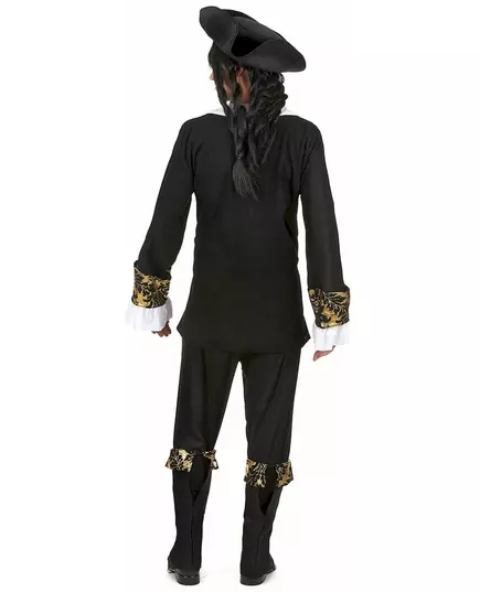 Mönstrad piratmaskeraddräkt herr, Storlek: X-Large, image 3