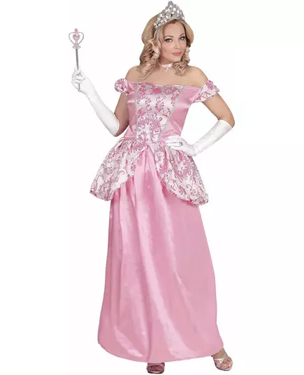 Ljusrosa prinsessmaskeraddräkt dam, Storlek: Large, image 2