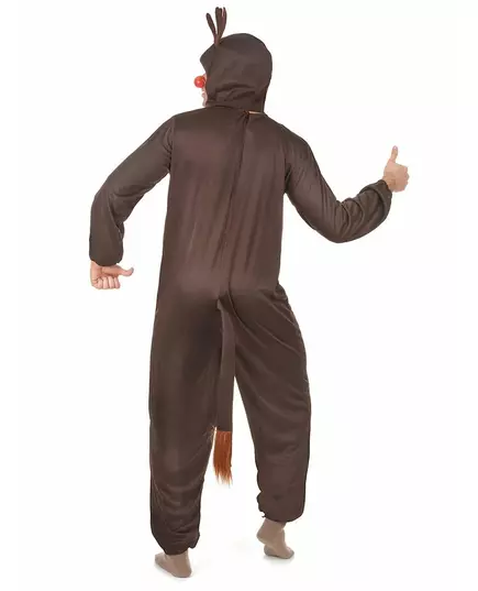 Brun renmaskeraddräkt för vuxen – jul, Storlek: Medium, image 3