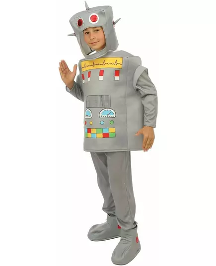 Robotmaskeraddräkt barn, Storlek: 7-9 år (120/130 cm), image 2
