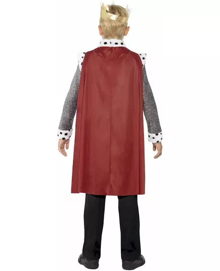 Medeltida kung maskeraddräkt pojke, Storlek: 7-9 år (130/143 cm), image 3