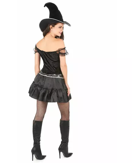 Sexig häxmaskeraddräkt med livstycke dam Halloween, Storlek: Small, image 3