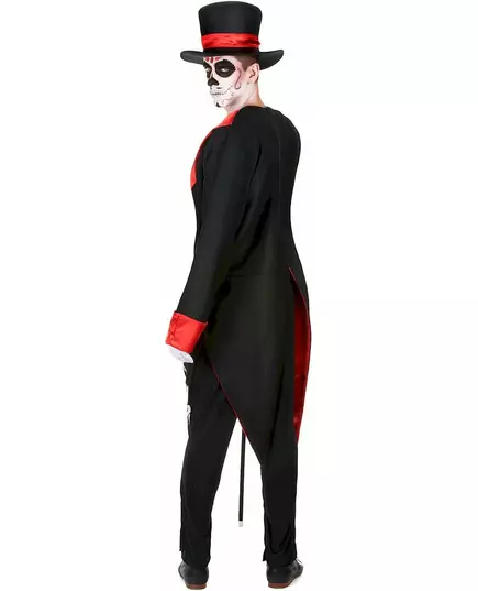 Elegant skelettmaskeraddräkt herr, Storlek: XX-Large, image 3