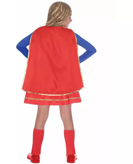Klassisk Supergirl™-maskeraddräkt flicka, Storlek: 8-10 år (128-134 cm), image 2