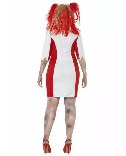 Zombiesjuksköterskemaskeraddräkt dam plus size Halloween, Storlek: XXX-Large, image 3