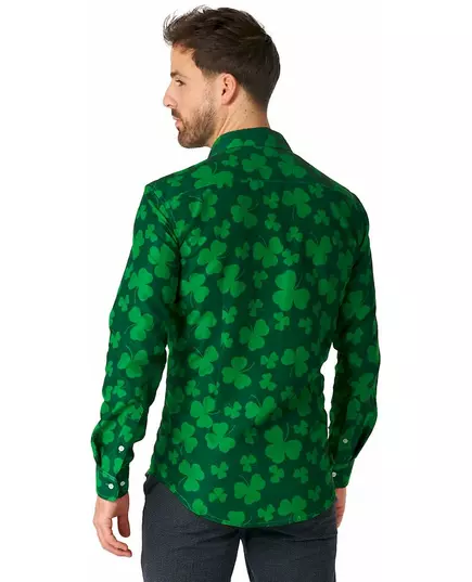 Saint Patrick-skjorta med klöver för herr Suitmeister™, Storlek: Medium (EU 48-50), image 3