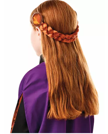 Maskeraddräkt och fläta Anna Frost 2™ flicka, Storlek: 7-8 år(122-128 cm), image 3
