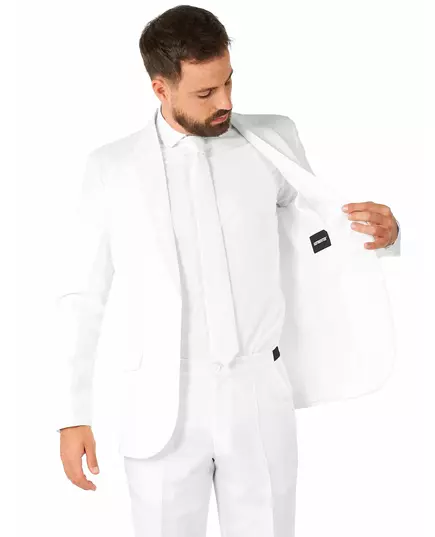 Mr. Solid vit kostym herr Suitmeister™, Storlek: Medium (EU 48-50), image 3