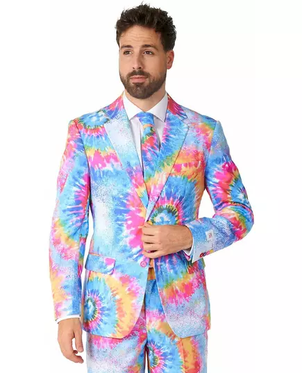 Mr. Tie-Dye-maskeraddräkt vuxen Opposuits™, Storlek: Large/X-Large (EU 56), image 3