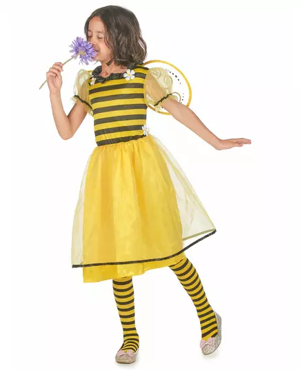 Bimaskeraddräkt med tutu och vingar flickor, Storlek: 5-6 år (105-116 cm), image 3