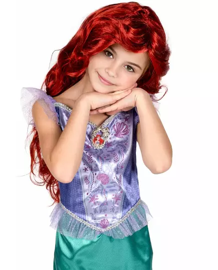 Klassisk Ariel den lilla sjöjungfrun™-maskeraddräkt flicka, Storlek: 3-4 år (97 - 109 cm), image 3