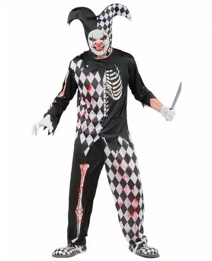 Blodig harlekinmaskeraddräkt herr, Storlek: XL, image 3