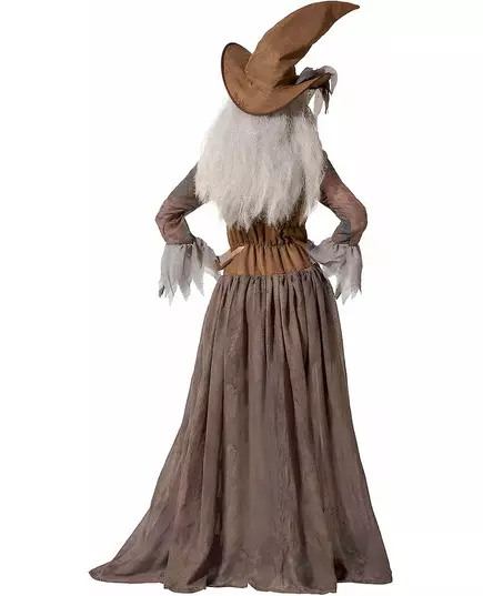 Maskeraddräkt med brun häxhatt dam, Storlek: Medium/Large, image 3