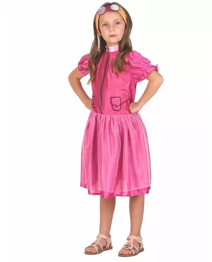 Rosa maskeraddräkt flygarhund flicka, Storlek: 4-6 år (110-120 cm), image 3