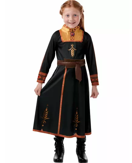 Klassisk maskeraddräkt Anna Frost 2™ flicka, Storlek: 9-10 år(134-140 cm), image 3