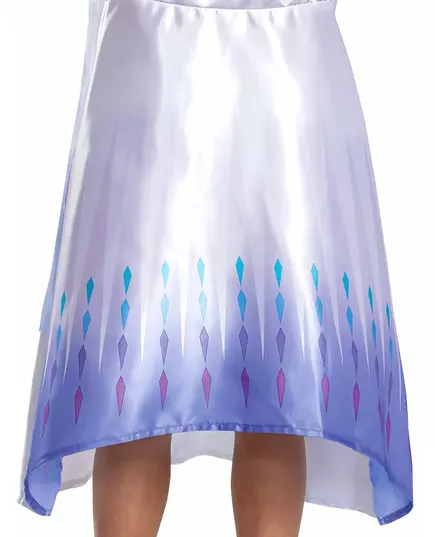 Klassisk vit maskeraddräkt Elsa från Frost 2™ flicka, Storlek: 5-6 år (109 - 126 cm), image 3