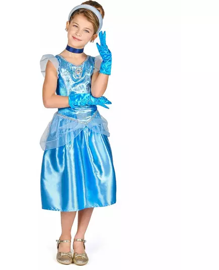 Klassisk Cendrillon™-maskeraddräkt för barn, Storlek: 5-6 år (109 - 126 cm), image 3