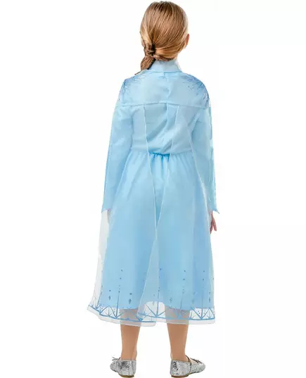 Klassisk Elsa Frost 2™-maskeraddräkt flicka, Storlek: 9-10 år (134 till 140 cm), image 3