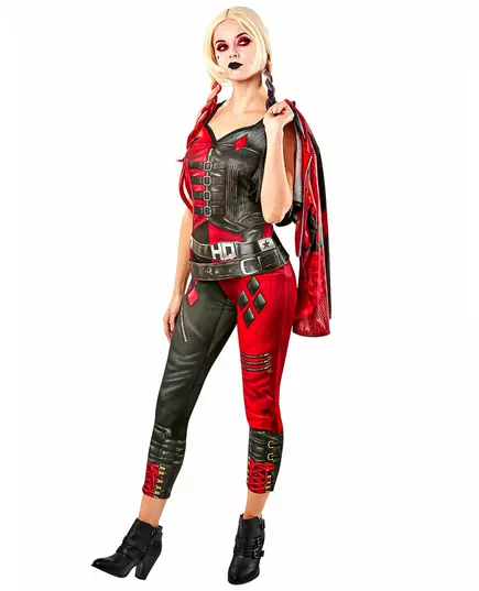 Maskeraddräkt jumpsuit Harley Quinn dam™ - Suicide Squad 2™, Storlek: Small, image 3