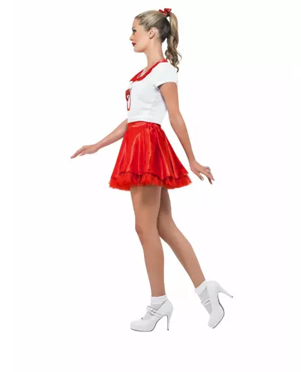 Grease Cheerleader™-maskeraddräkt dam, Storlek: Medium, image 3