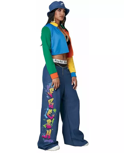 Hip hop-maskeraddräkt från 90-talet dam, Storlek: X-Small (36/38), image 3