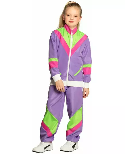 Retro joggingmaskeraddräkt för barn, Storlek: 10-12 år (140-152 cm), image 3