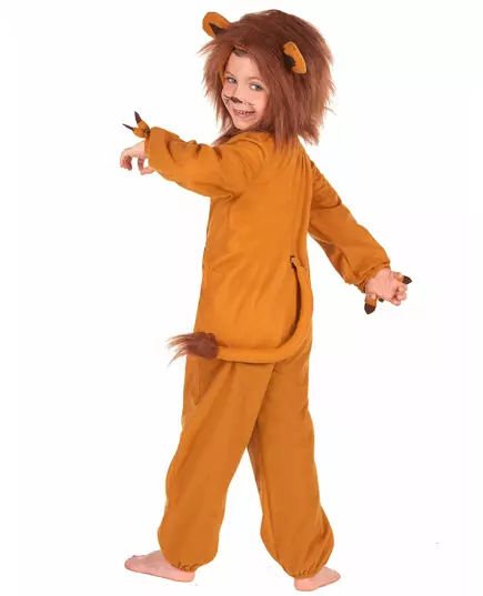 Lejonmaskeraddräkt med fleeceeffekt barn, Storlek: 10-12 år (130-140 cm), image 3
