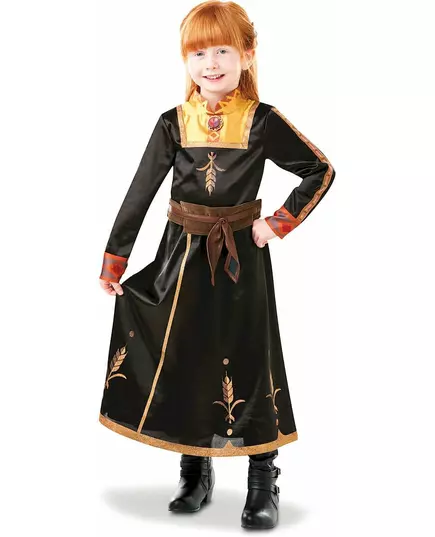 Lyxmaskeraddräkt Anna Frost 2™ barn, Storlek: 7-8 år (122 till 128 cm), image 3