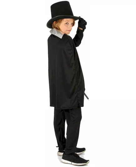 Silverfärgad trollkarlsmaskeraddräkt pojke, Storlek: 10-12 år(L), image 3