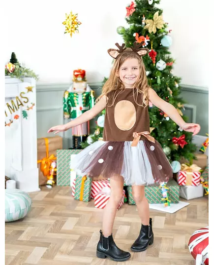 Liten renmaskeraddräkt med tutu flicka, Storlek: 8-10 år (140 cm), image 3