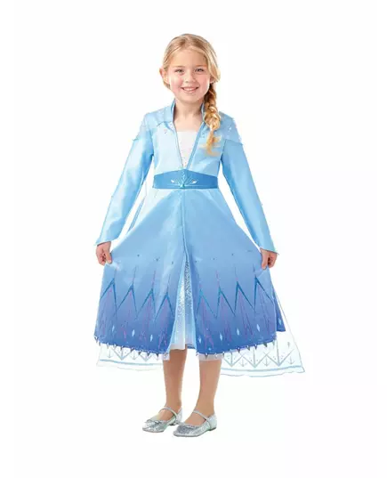 Premium maskeraddräkt Elsa Frost 2™ flicka, Storlek: 5-6 år (110-116 cm), image 3