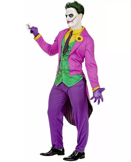 Maskeraddräkt galen psykopat lila herr, Storlek: X-Large, image 3