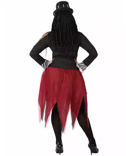 Voodoo-häxmaskeraddräkt dam plus size, Storlek: XX-Large, image 3