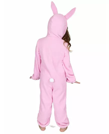 Rosa kaninmaskeraddräkt barn, Storlek: 5-6 år (S), image 3