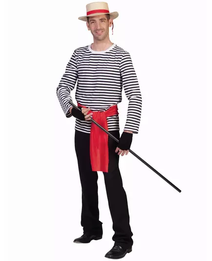 Långärmad mimtröja för vuxen, Storlek: XL, image 3