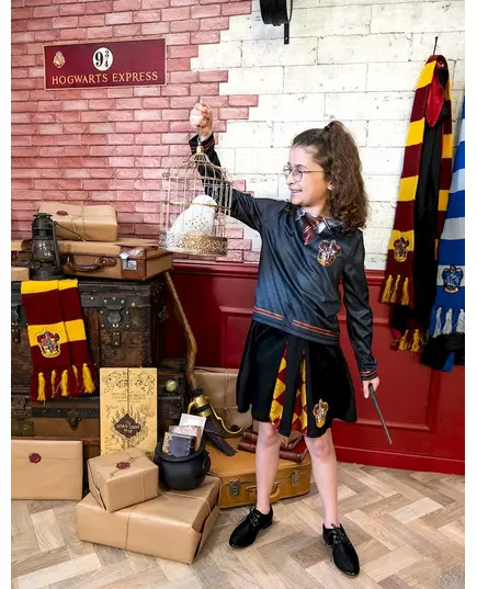 Topp med kjol Gryffindor Harry Potter™ flicka, Storlek: 7-8 år (122 till 128 cm), image 3